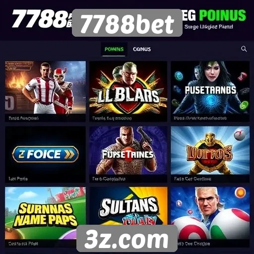 Estudo sobre a variedade de jogos no 7788bet